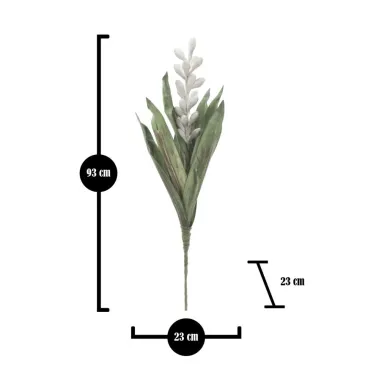 ALOE FLOWER GRIGIO 23x93 cm MIN 10